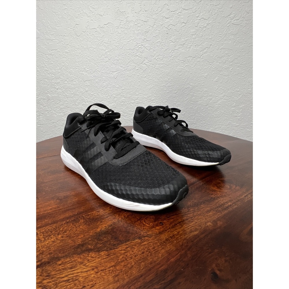 Adidas Mens Cloudfoam Race AW5321 Black Running Sneakers Men's Size 11.5
